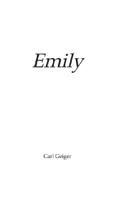 Emily by Carl Geiger