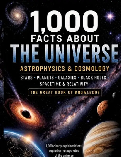 1,000 Facts About the Universe, Astrophysics & Cosmology: Stars, Planets, Galaxies, Black Holes, Spacetime & Relativity The Great Book of Knowledge 1, by Dominik Mikulaschek