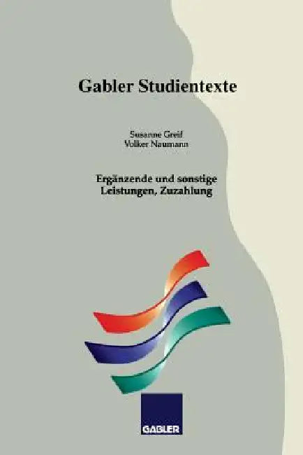 Ergänzende Und Sonstige Leistungen, Zuzahlung by Susanne Greif, Volker Naumann