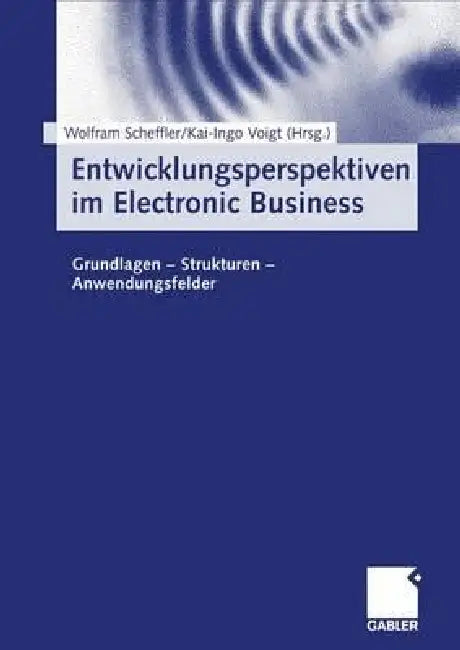 Entwicklungsperspektiven Im Electronic Business: Grundlagen -- Strukturen -- Anwendungsfelder by Wolfram Scheffler, Kai-Ingo Voigt