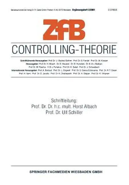 Controlling-Theorie by Horst Albach
