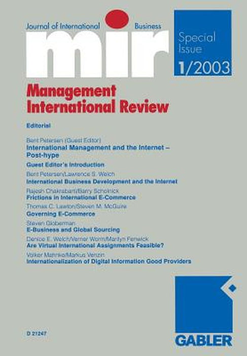 Mir: Management International Review by Bent Petersen