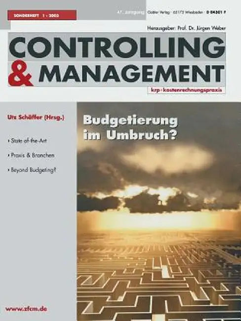 Budgetierung Im Umbruch ? by Utz Schaffer