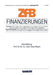 Finanzierungen by Horst Albach