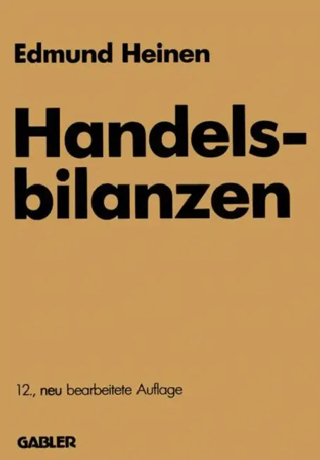 Handelsbilanzen by Edmund Heinen