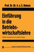 Einführung in die Betriebswirtschaftslehre by Edmund Heinen