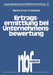 Ertragsermittlung Bei Unternehmensbewertung by Marion Kraus-Grünewald