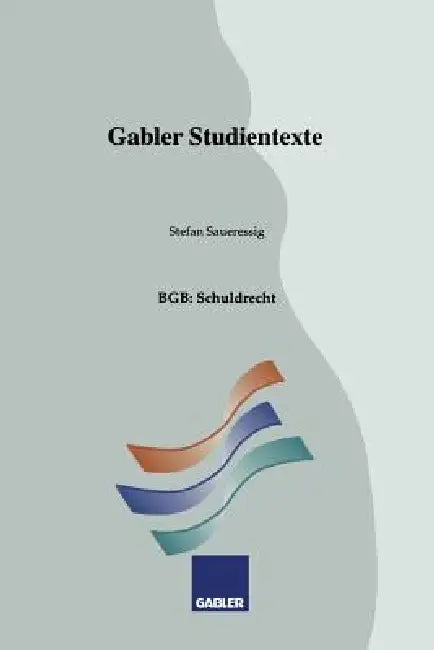 Bgb: Schuldrecht by Stefan Saueressig