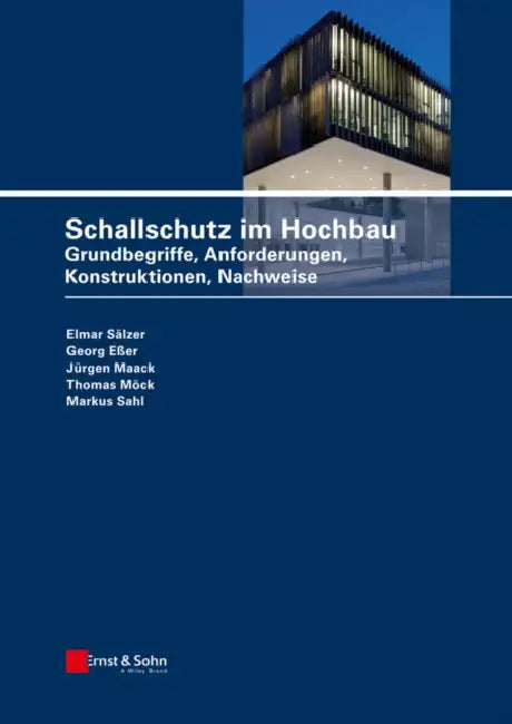 Schallschutz im Hochbau by Elmar Sälzer