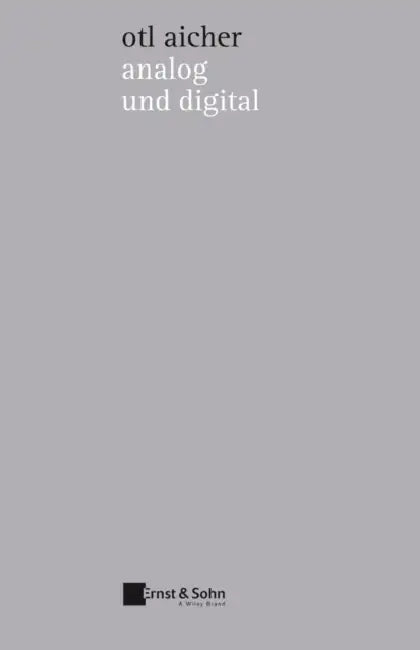 Analog und Digital by Otl Aicher