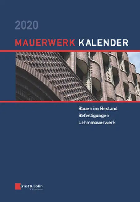 Mauerwerk-Kalender 2020 by Wolfram Jäger