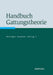 Handbuch Gattungstheorie by Rüdiger Zymner