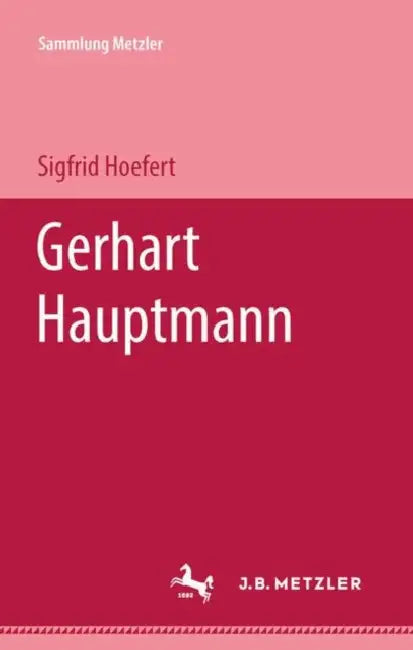 Gerhart Hauptmann by Sigfrid Hoefert