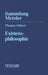 Existenzphilosophie by Thomas Seibert