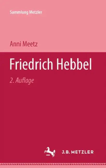 Friedrich Hebbel by Anni Meetz