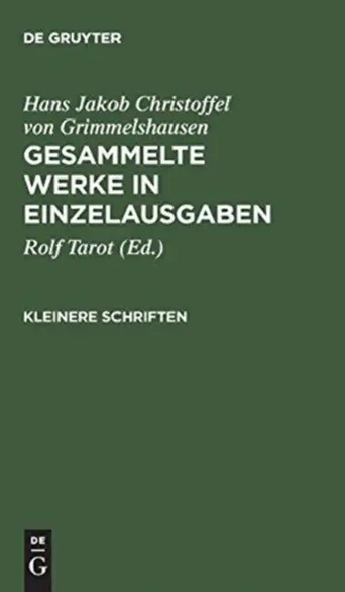 Gesammelte Werke in Einzelausgaben, Kleinere Schriften by Rolf Tarot