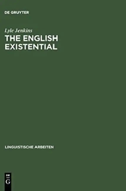 The English Existential by Lyle Jenkins