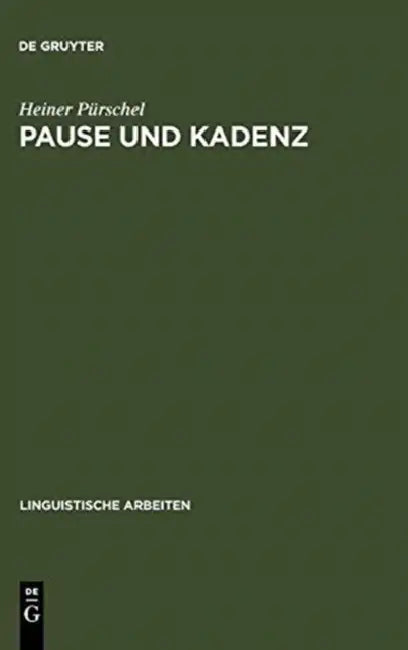 Pause und Kadenz by Heiner Pürschel