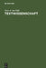 Textwissenschaft: Eine Interdisziplinäre Einführung by Teun a. Van Dijk, Christoph Sauer