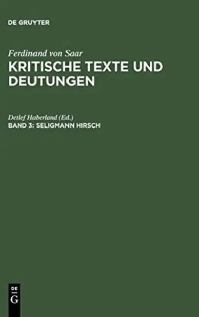 Seligmann Hirsch by Detlef Haberland