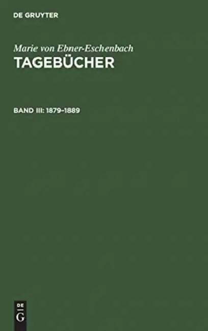 1879-1889 by Markus Jagsch, Claus Pias