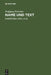 Name und Text by Wolfgang Fleischer, Irmhild Barz, Ulla Fix