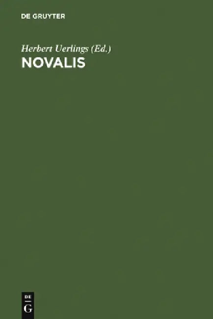 Novalis by Herbert Uerlings