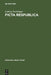 Ficta Respublica: Gattungsgeschichtliche Untersuchungen Zur Utopischen Erzählung in Der Deutschen Literatur Des Frühen 18. Jahrhunderts by Ludwig Stockinger