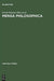 Mensa philosophica by Erwin Rauner, Burghart Wachinger, Caroline Ruprecht-Alexander