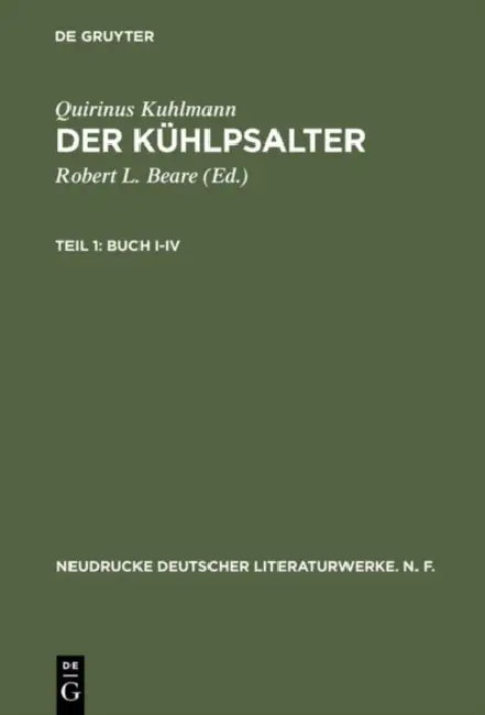Buch I-IV by Robert L. Beare, Quirinus Kuhlmann