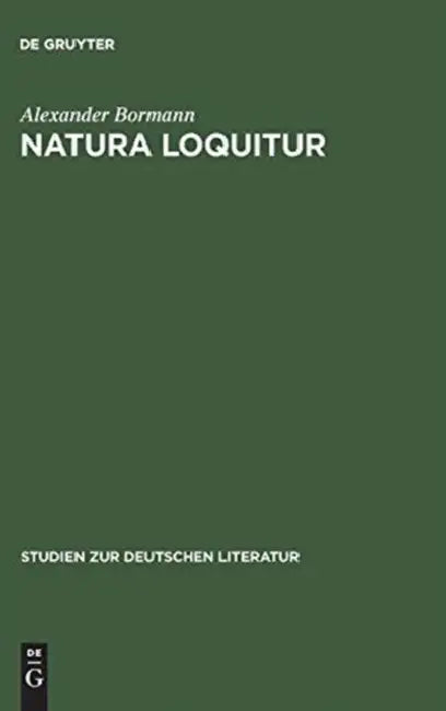 Natura loquitur by Alexander Bormann