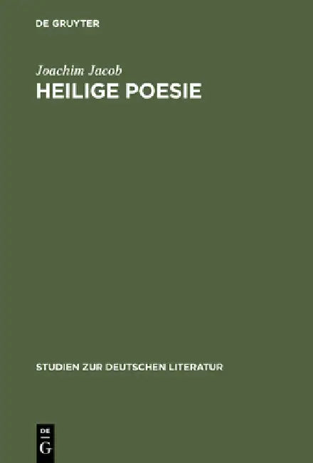 Heilige Poesie by Joachim Jacob