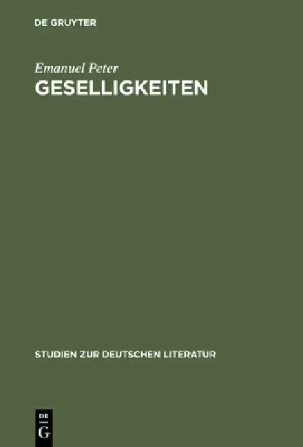 Geselligkeiten by Emanuel Peter