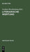 Literarische Wertung by Norbert Mecklenburg