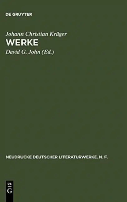 Werke by David G. John, Johann Christian Kruger