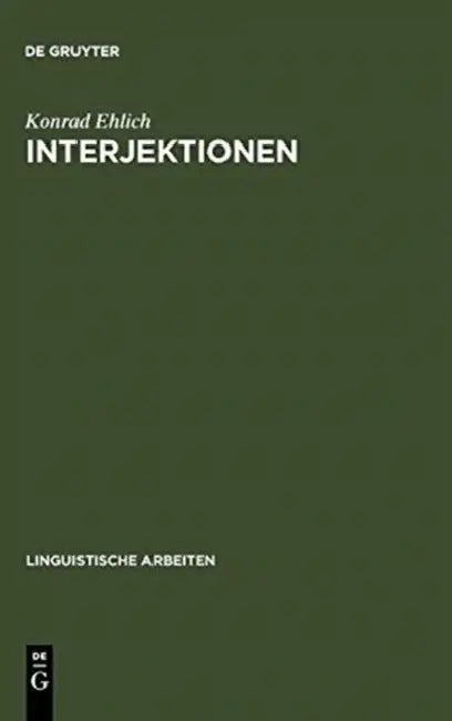 Interjektionen by Konrad Ehlich
