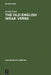 The old English weak verbs by Detlef Stark