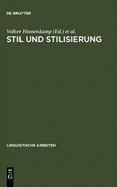 Stil und Stilisierung by Volker Hinnenkamp, Margret Selting