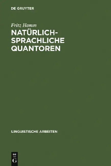 Natürlich-sprachliche Quantoren by Fritz Hamm