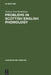 Problems in Scottish English Phonology by Tatiana Ewa Kamin]ska