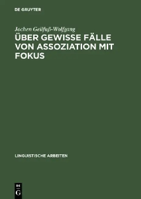 Über gewisse Fälle von Assoziation mit Fokus by Jochen Geilfuß-Wolfgang