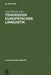 Tendenzen europäischer Linguistik by Jürg Strässler
