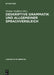 Deskriptive Grammatik und allgemeiner Sprachvergleich by Dietmar Zaefferer