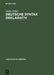 Deutsche Syntax Deklarativ: Head-Driven Phrase Structure Grammar Für Das Deutsche by Stefan Müller