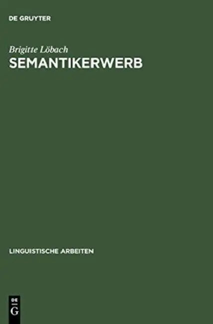 Semantikerwerb by Brigitte Löbach