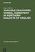 Variable Grammars: Verbal Agreement in Northern Dialects of English by Lukas Pietsch