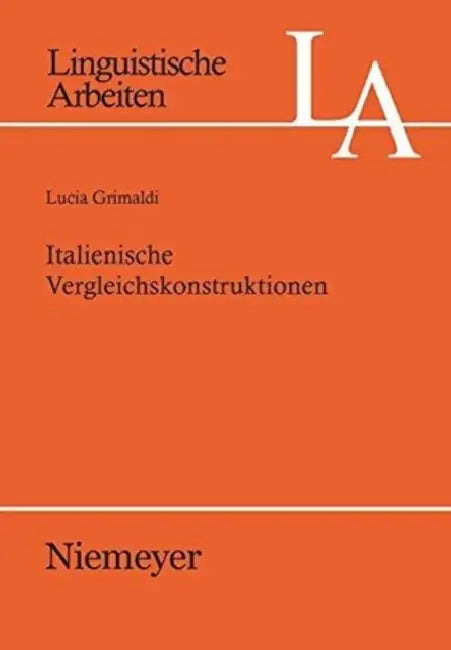 Italienische Vergleichskonstruktionen by Lucia Grimaldi