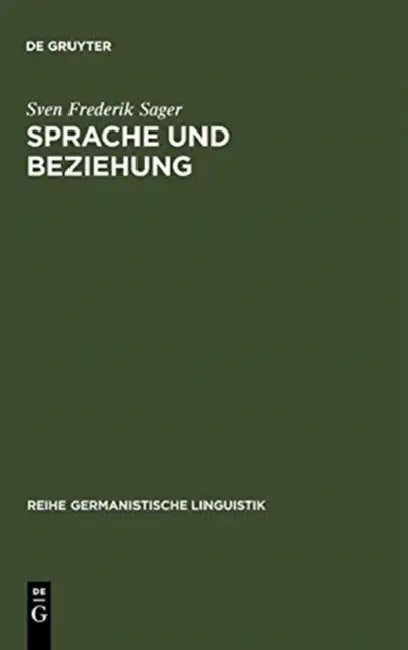 Sprache und Beziehung by Sven Frederik Sager