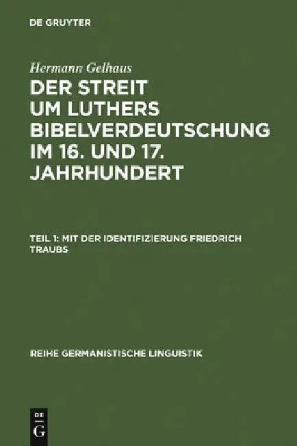 Mit der Identifizierung Friedrich Traubs by Hermann Gelhaus