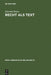 Recht als Text by Dietrich Busse